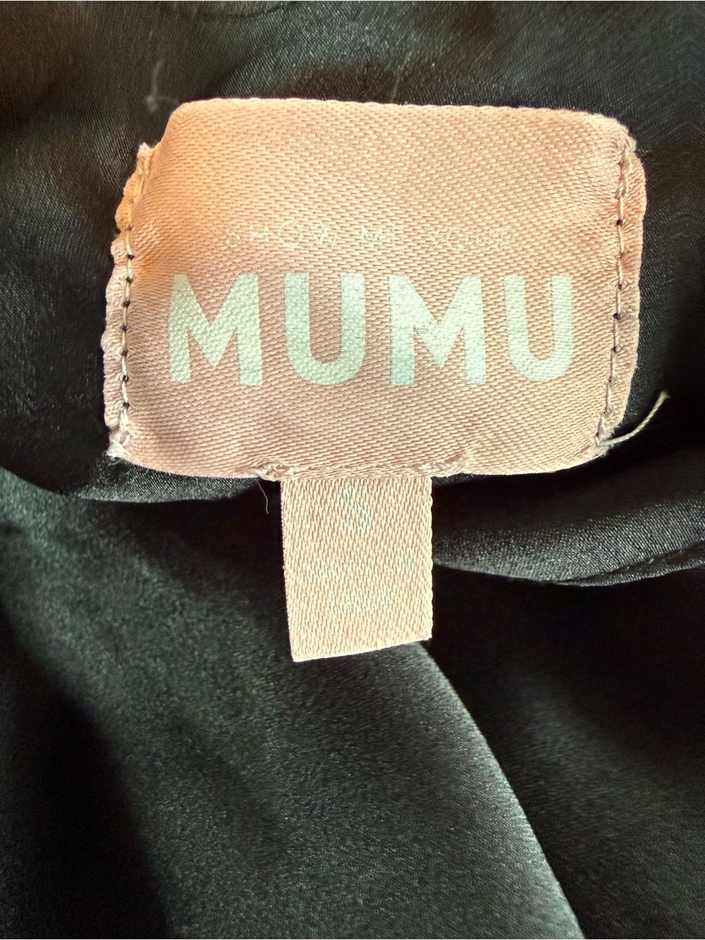 Show Me Your Mumu Jasmine Halter Maxi Dress Luxe Satin Size S Great Condition - Picture 8 of 12